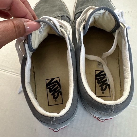 Vans Gray and White Sneakers - Picture 9 of 10